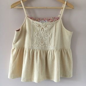 Anthropologie Women’s Peplum Tank, Small